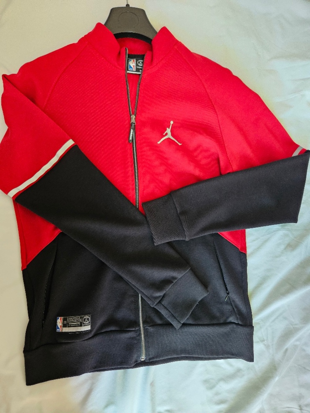 ordan x NBA Track Jacket – Red & Black